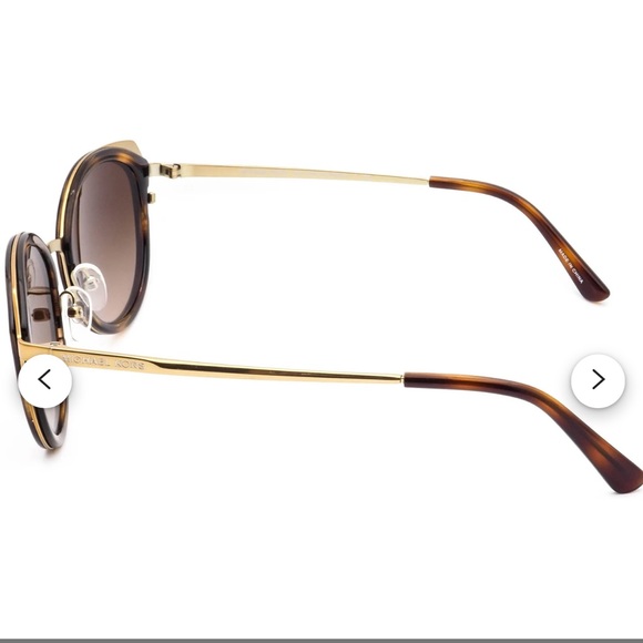 Michael Kors  Sunglasses MK 1029 Charleston Brown Cateye Shape Tortoise - Picture 6 of 12
